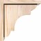 Ekena Millwork New Brighton Smooth Corbel w/Backplate, Douglas Fir, 7 1/2"W x 12"D x 12"H COR08X12X12NEB01SDF - alternate 4